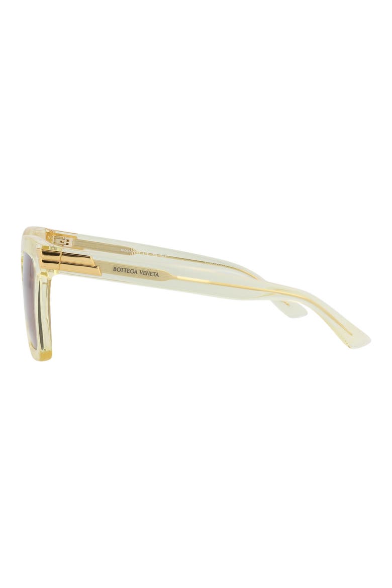53mm Square Sunglasses, Alternate, color, BEIGE BEIGE BROWN