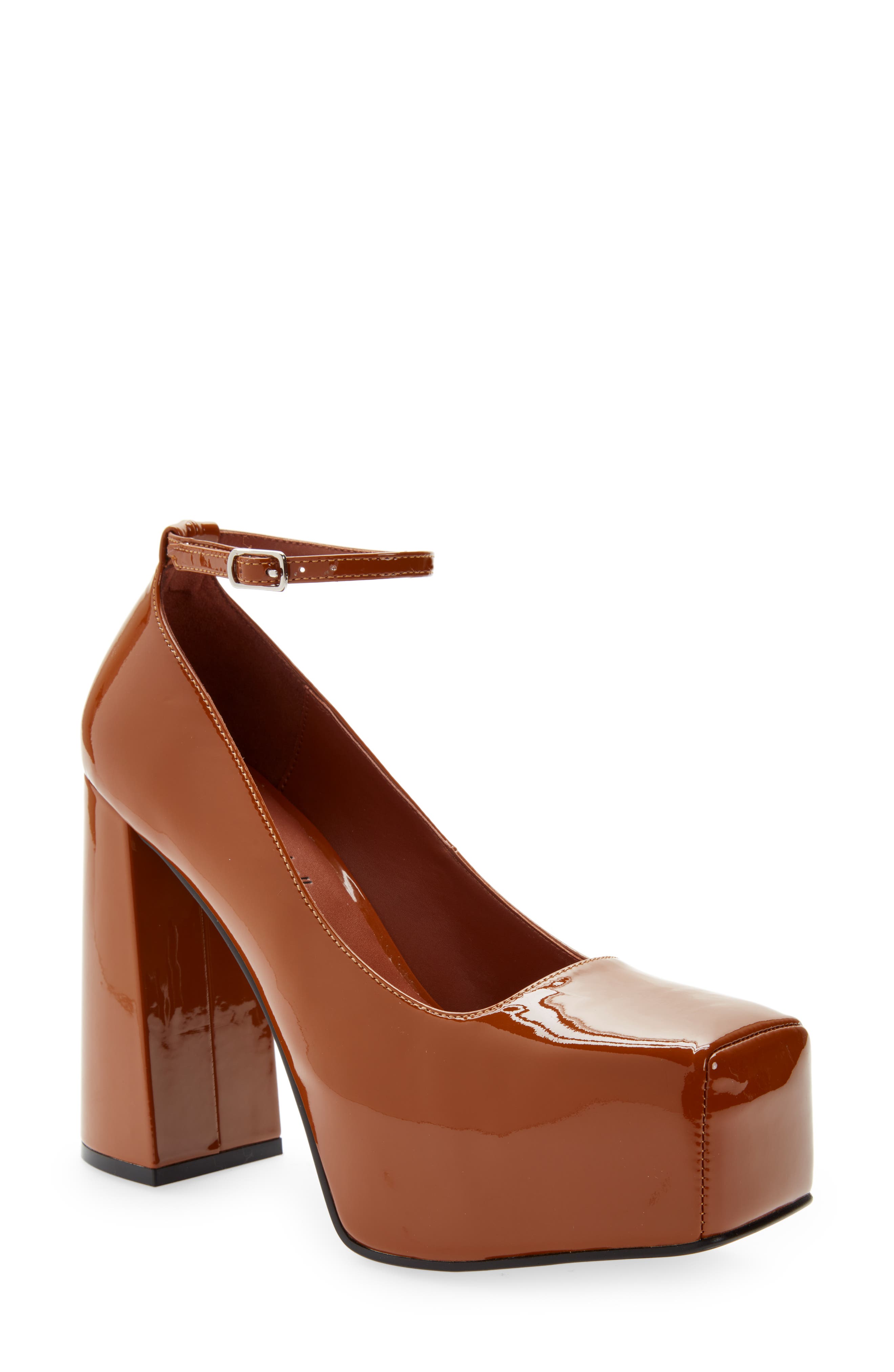 Goody Platform Pump, Main, color, TAN PATENT