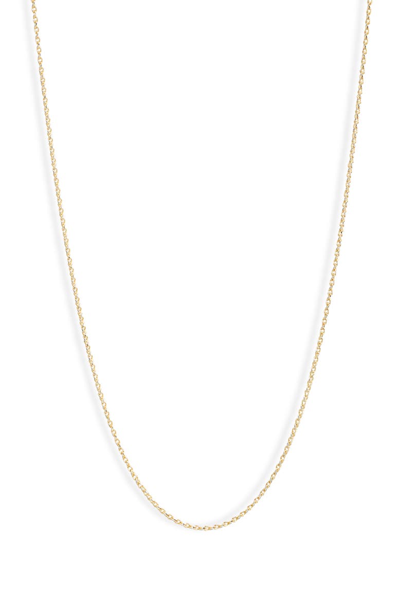 Two-Tone 14K Gold Chain Link Necklace (Nordstrom Exclusive), Main, color, 14K YELLOW WHITE GOLD