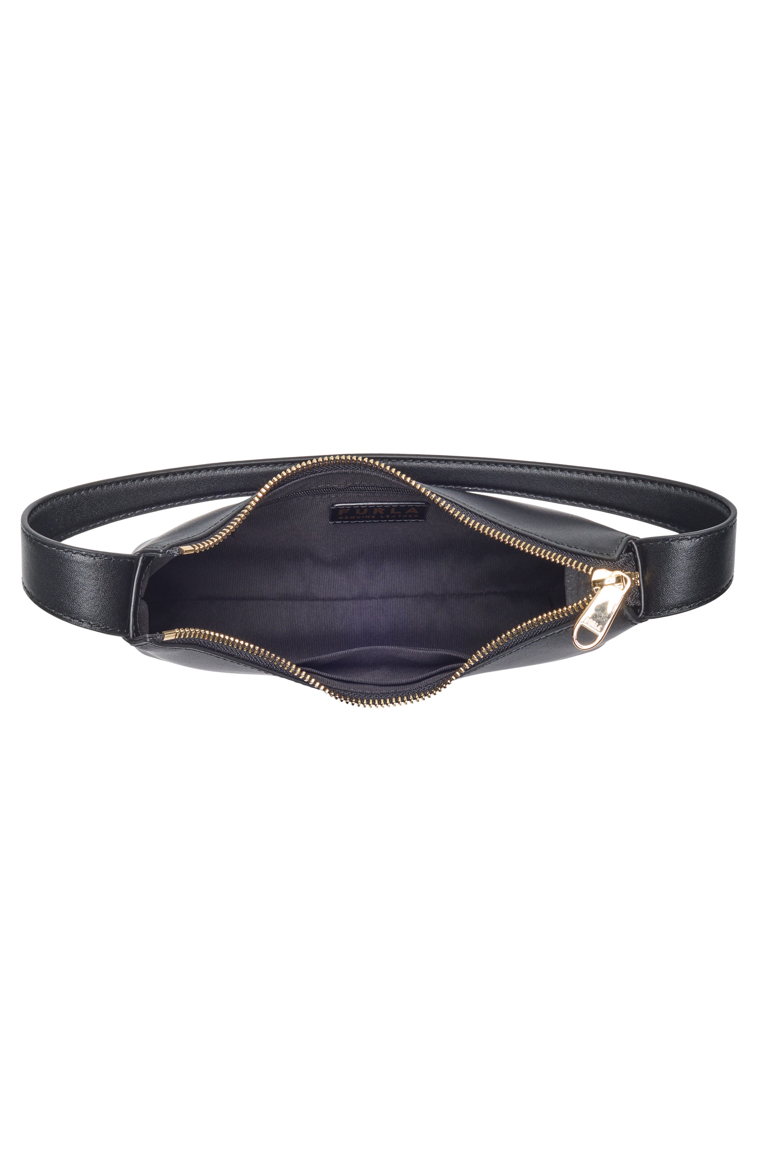 Furla Elara Mini Shoulder Bag, Alternate, color, Nero
