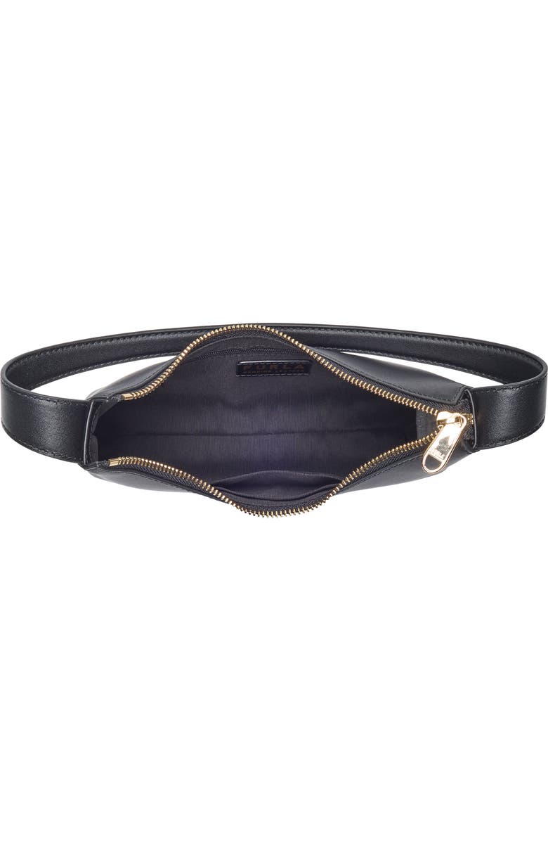 Furla Elara Mini Shoulder Bag, Alternate, color, Nero