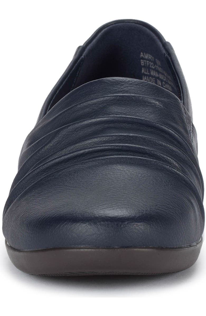 BARETRAPS Piper Ruched Flat, Alternate, color, Navy