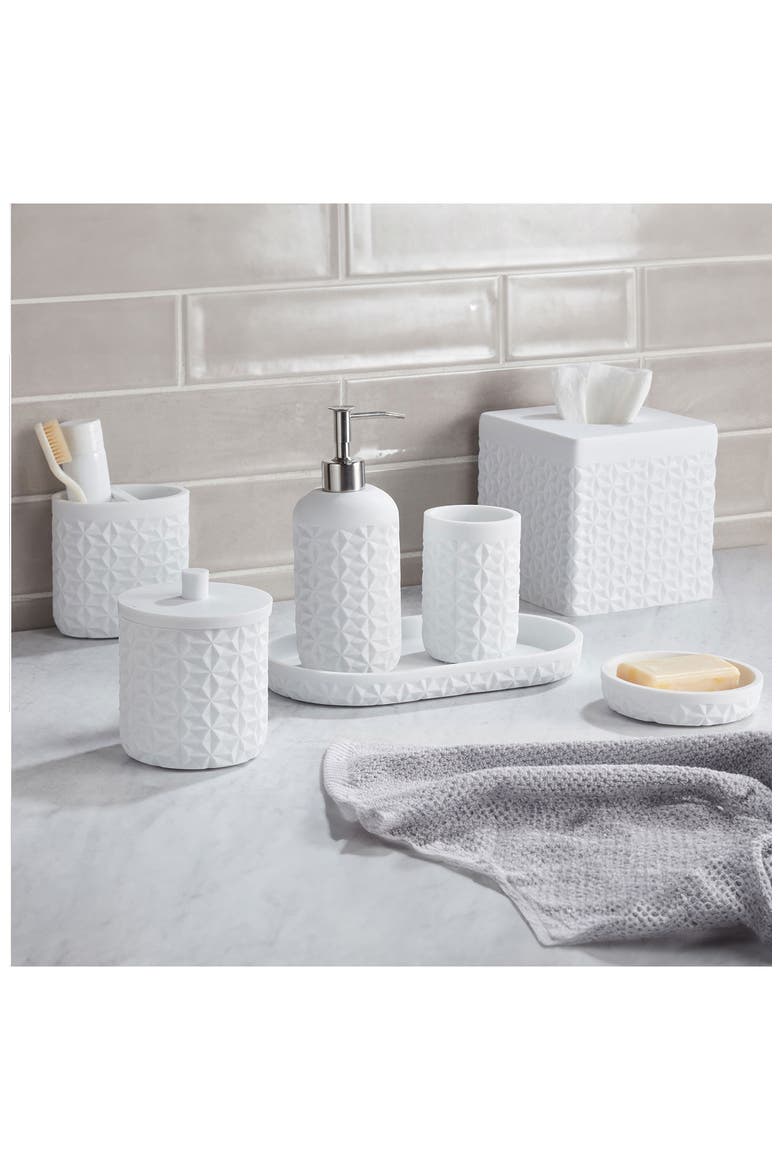 Quilted Tissue Cover, Alternate, color, WHITE