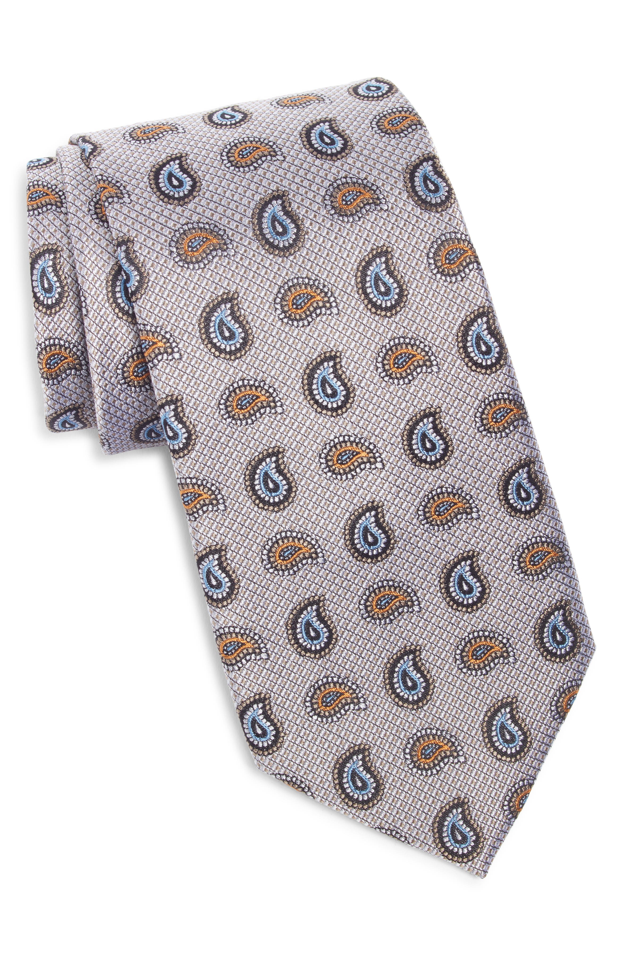 Nordstrom Paisley Silk Tie