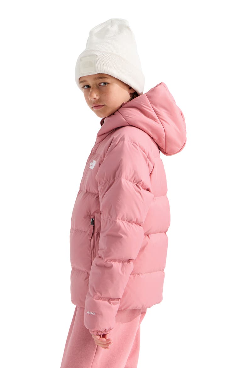 Kids' Hydrenalite Down Hooded Jacket, Alternate, color, PRIMROSE