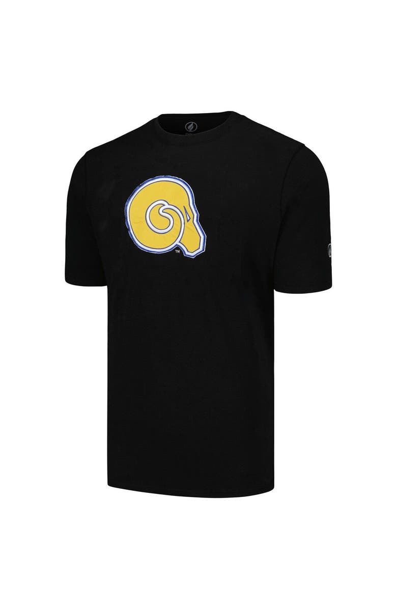 FISLL Men's FISLL Black Albany State Golden Rams Applique T-Shirt, Alternate, color, Black