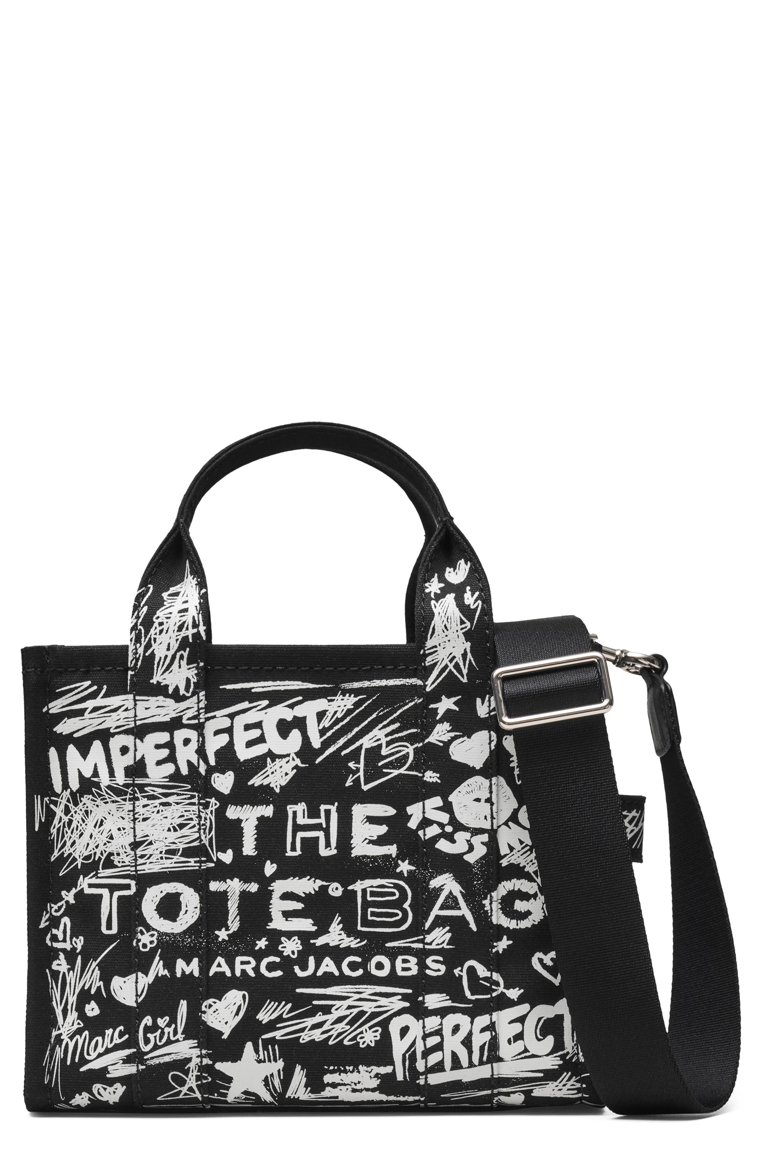 Marc Jacobs The Small Canvas Tote, Main, color, Black Multi