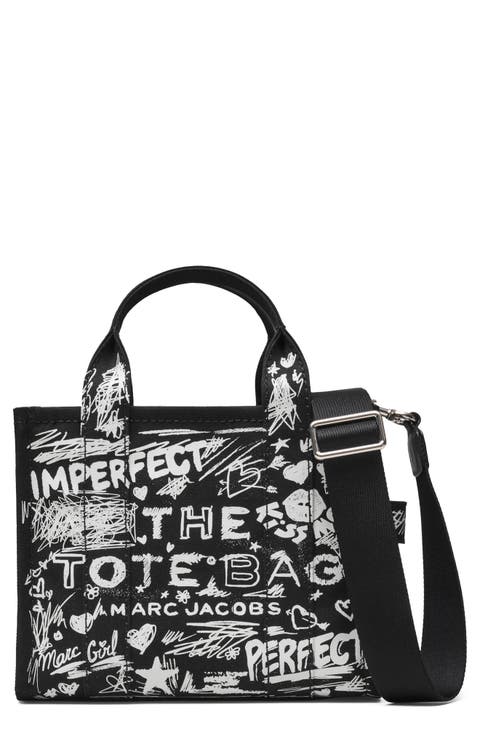 The Punk Scribble Small Canvas Tote Bag