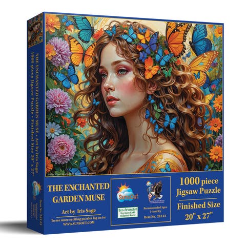 The Enchanted Garden Muse 1000 piece Jigsaw Puzzle for Adults