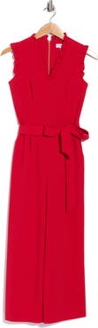 Calvin Klein Ruffle Wide Leg Jumpsuit