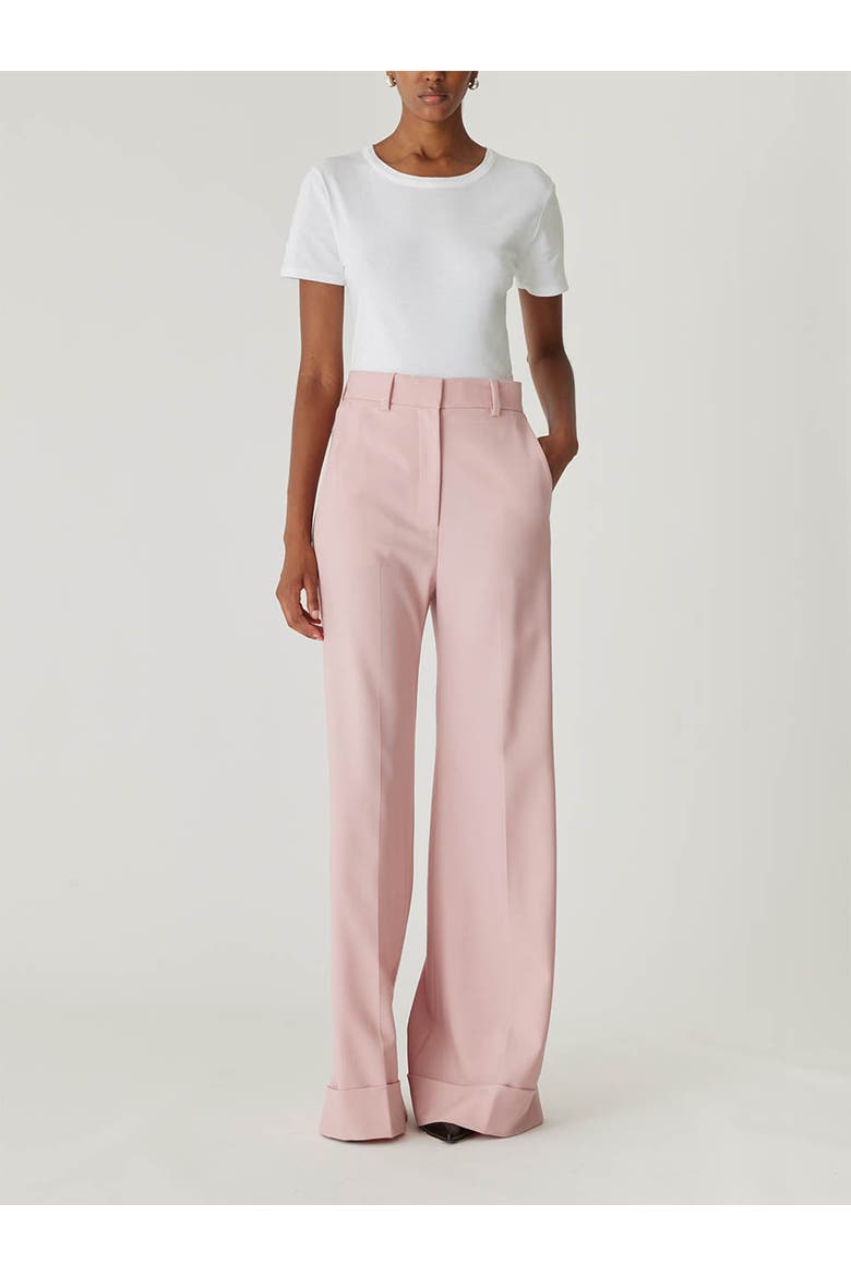 Calvary Twill Wide Leg Trouser, Alternate, color, CALAMINE PINK