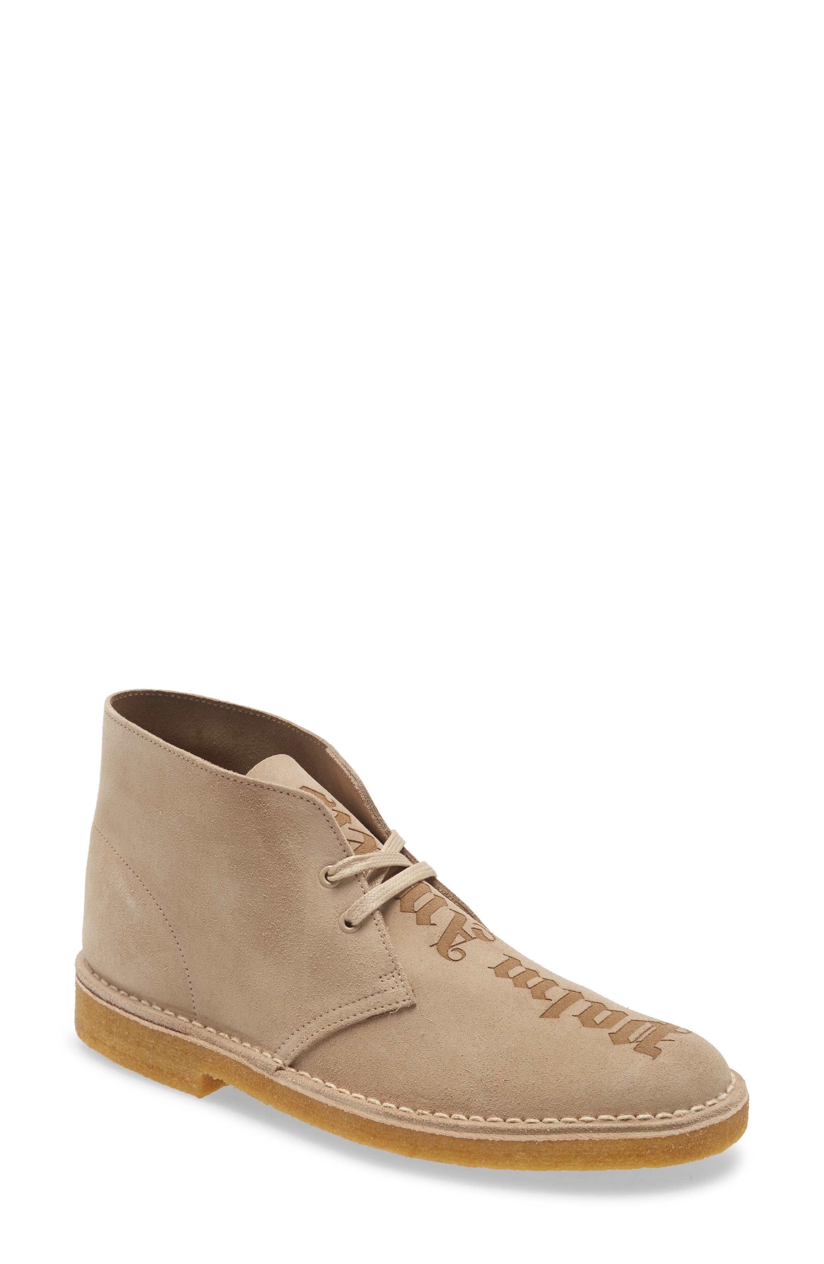 Palm Angels x Clarks<sup>®</sup> Logo Desert Boot, Main, color, 