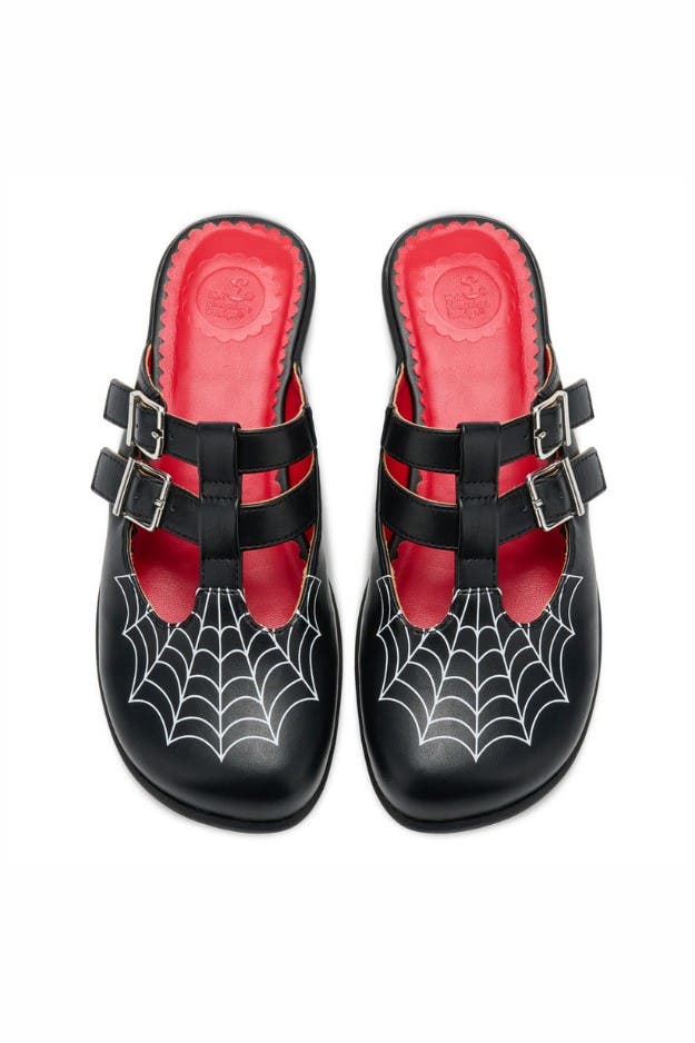 Hot Chocolate Design Widow Heart Women's Mary Jane Clogs, Alternate, color, Widow Heart