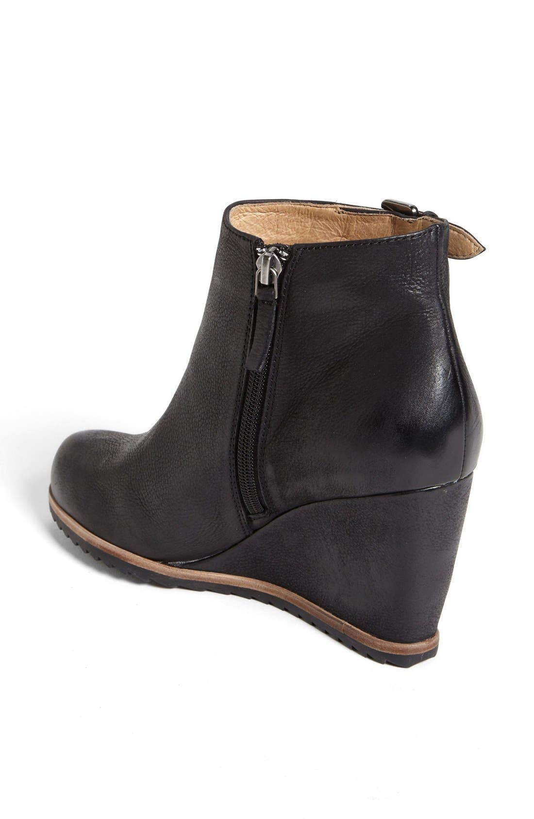 'Alaina' Bootie, Alternate, color, BLACK
