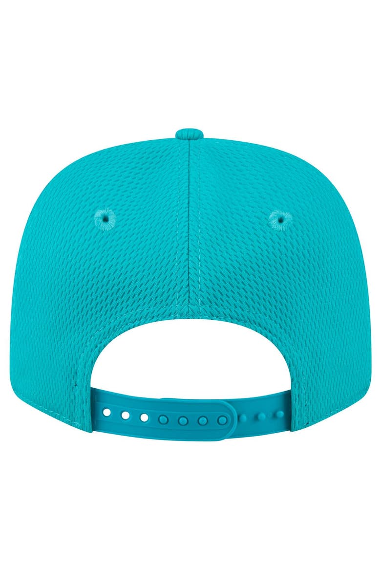 Men's New Era Aqua Miami Dolphins Adventure Patched 9SEVENTY Stretch-Snap Adjustable Hat, Alternate, color, Aqua