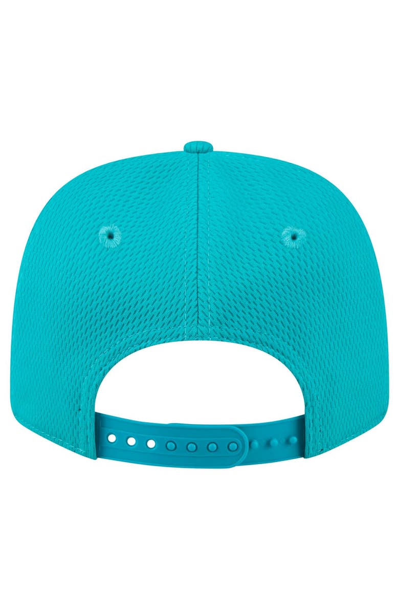 New Era Men's New Era Aqua Miami Dolphins Adventure Patched 9SEVENTY Stretch-Snap Adjustable Hat, Alternate, color, Aqua