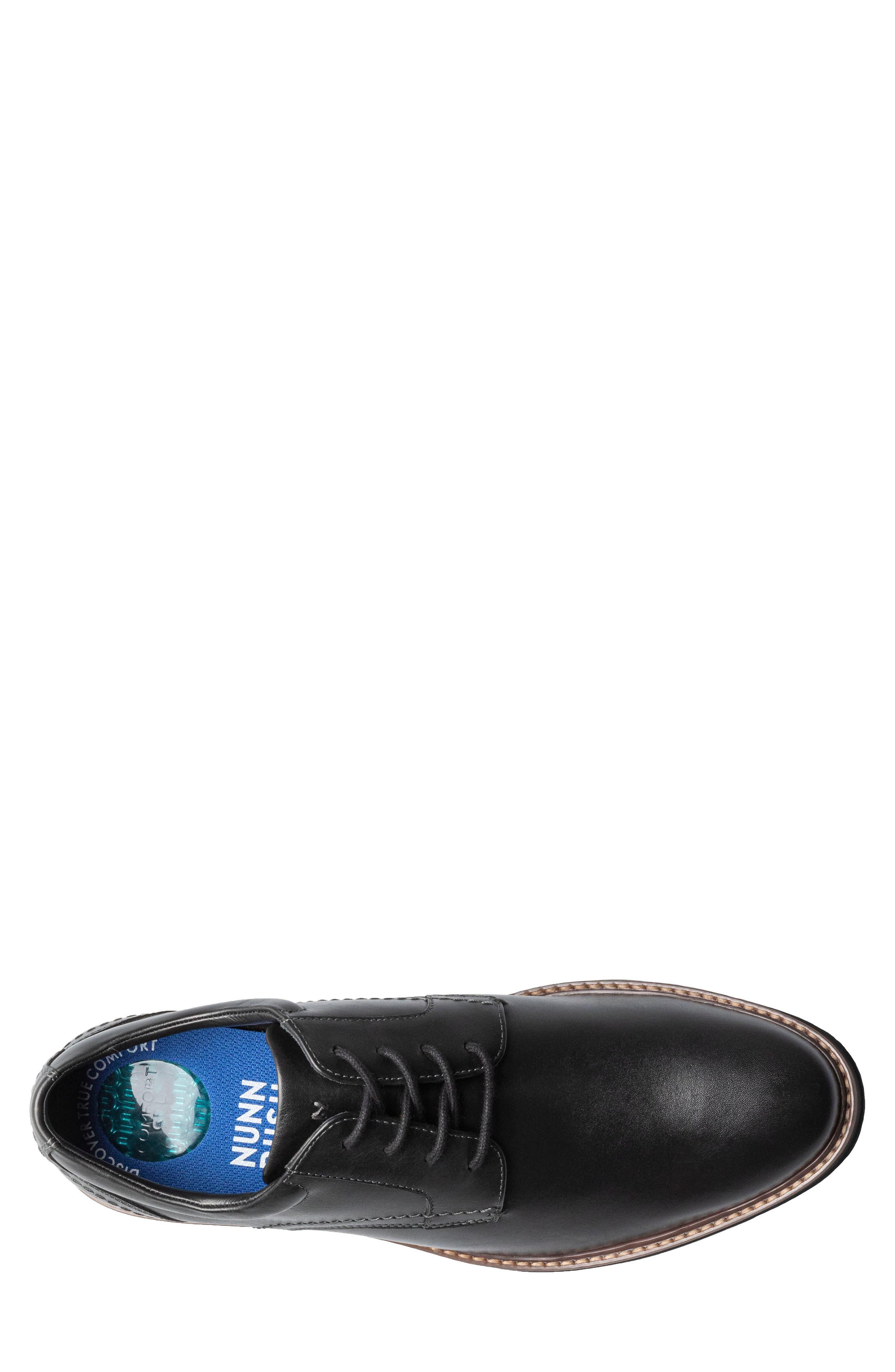 NUNN BUSH Calderone Plain Toe Derby - Wide Width Available, Alternate, color, Black