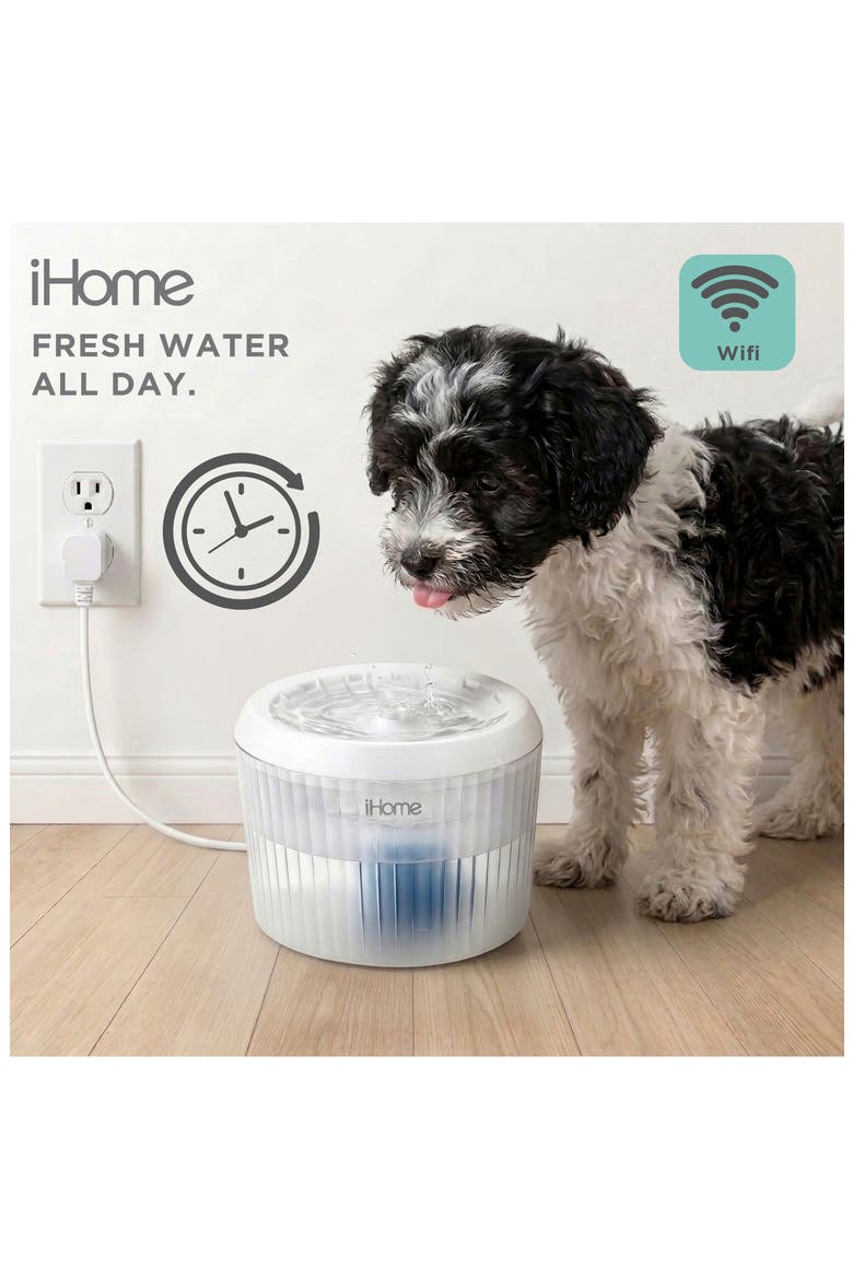 Smart Water Fountain, Alternate, color, CLEAR