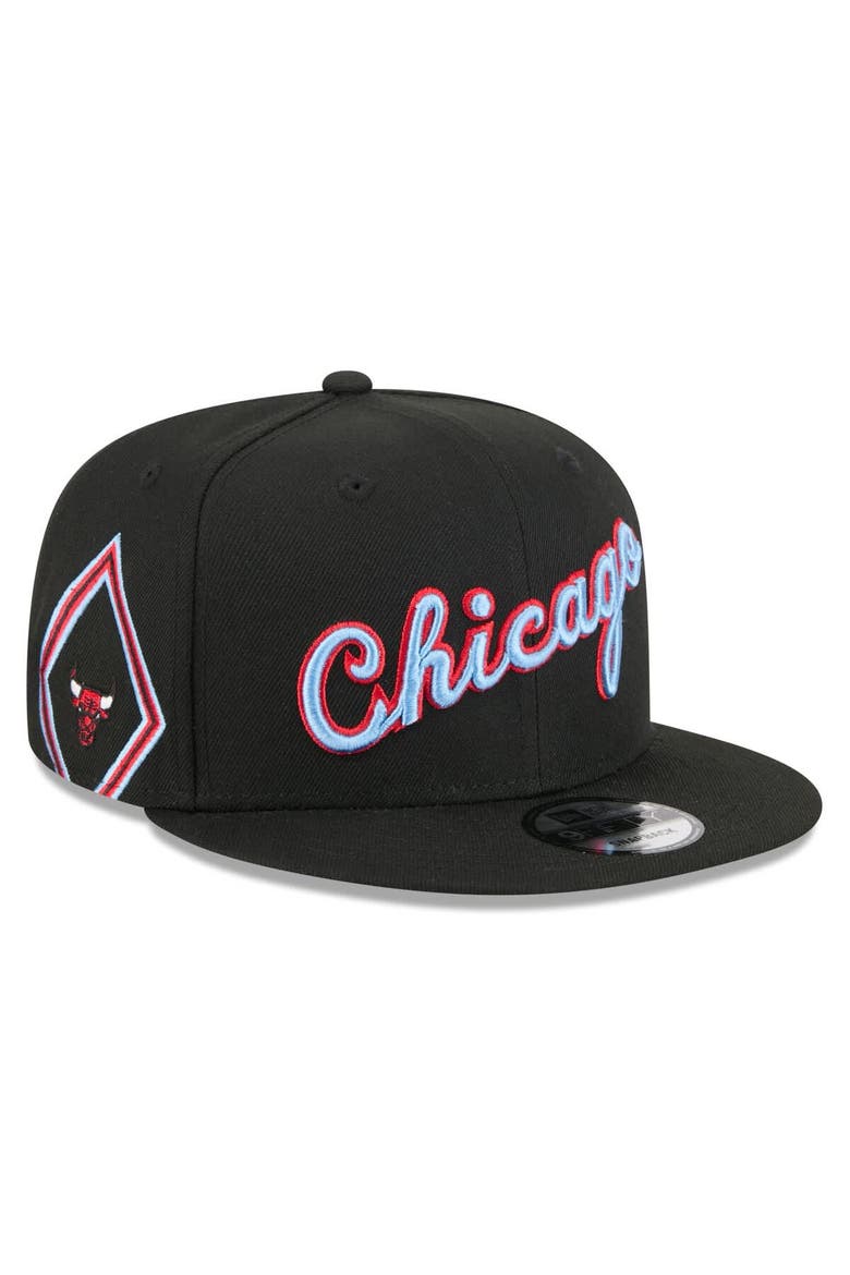 Men's New Era Black Chicago Bulls 2025/26 City Edition 9FIFTY Snapback Hat, Main, color, Black