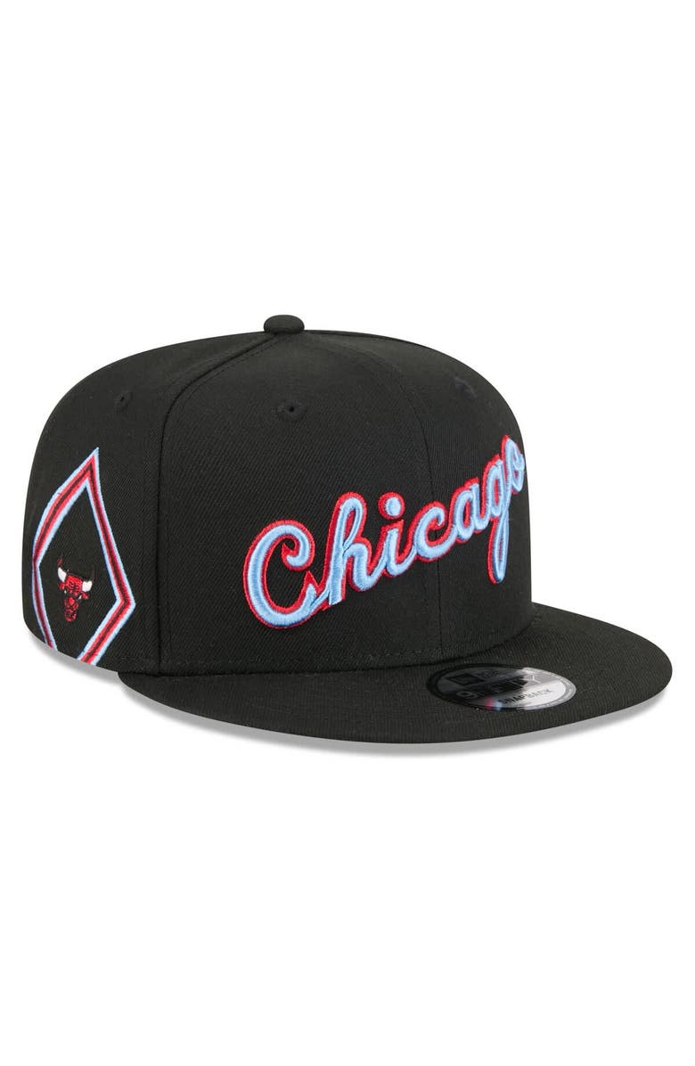 New Era Men's New Era Black Chicago Bulls 2025/26 City Edition 9FIFTY Snapback Hat, Main, color, Black