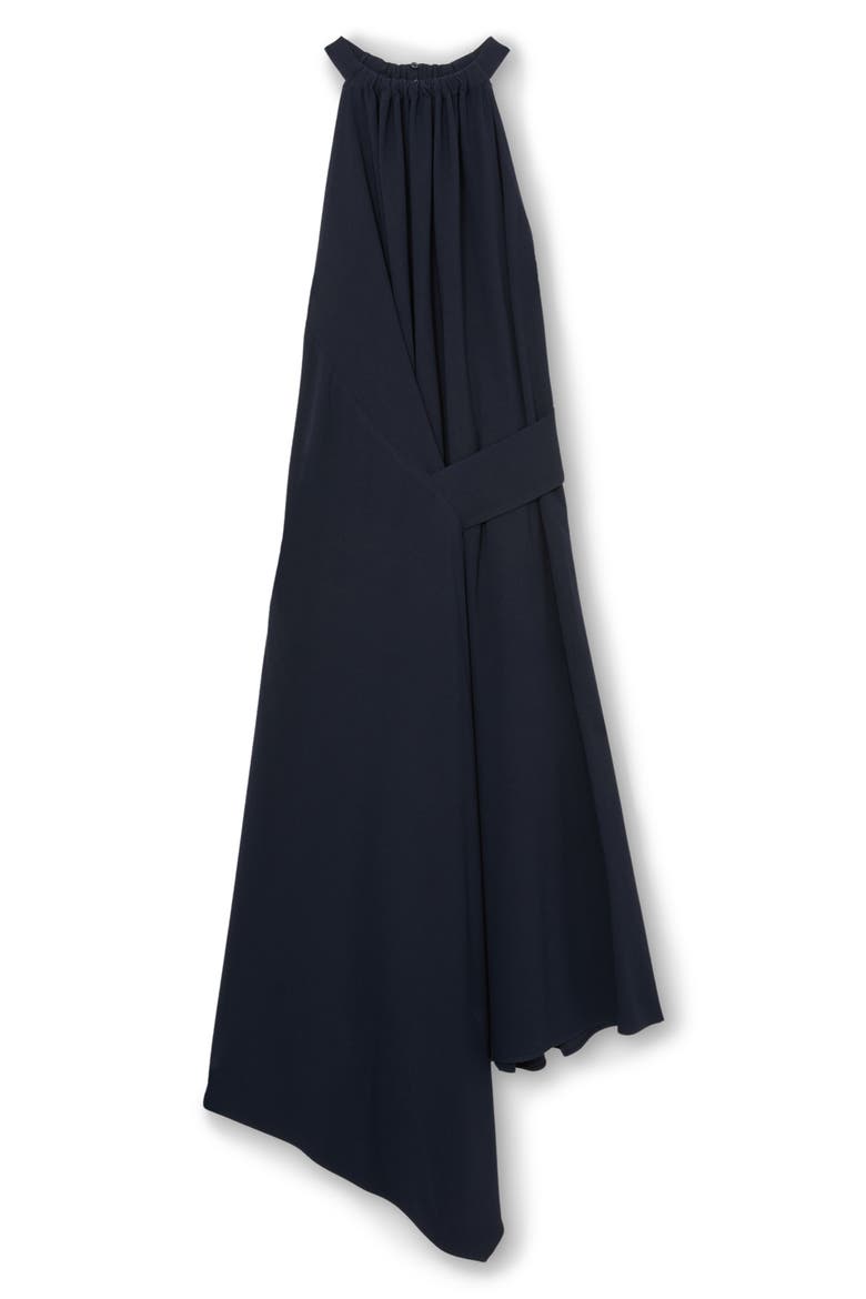 Maeve Asymmetric Sleeveless Maxi Dress, Alternate, color, NAVY