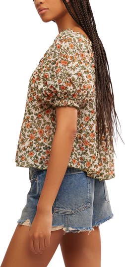 Astra Floral Print Top
