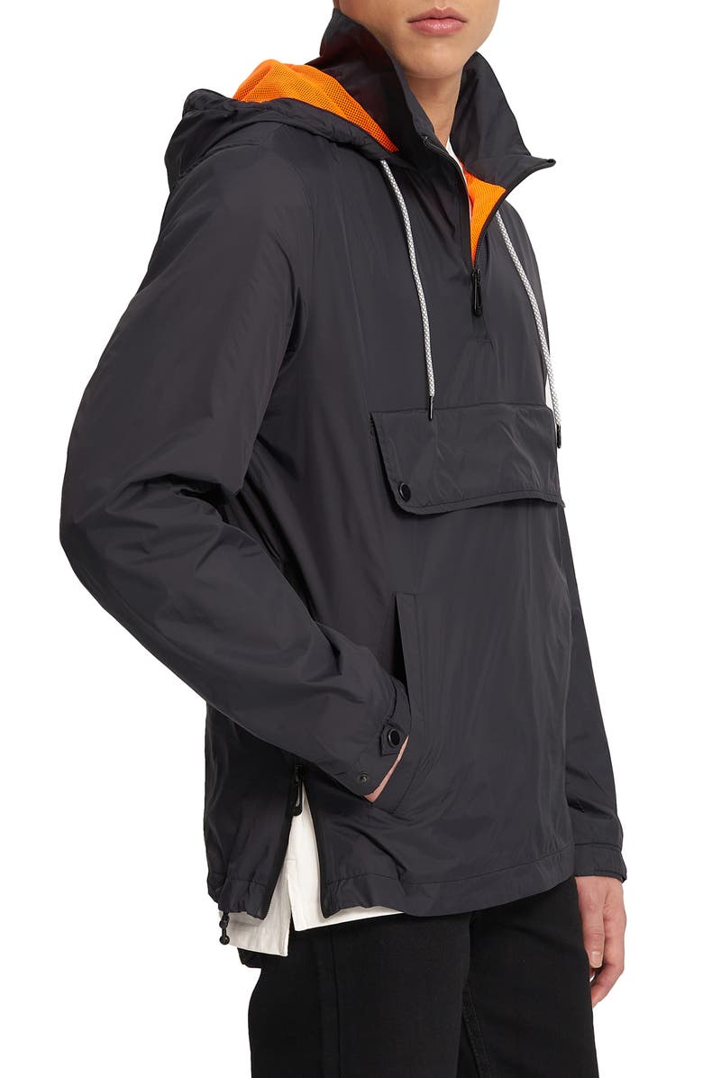 Noize Valen Water Resistant Anorak, Alternate, color, Black