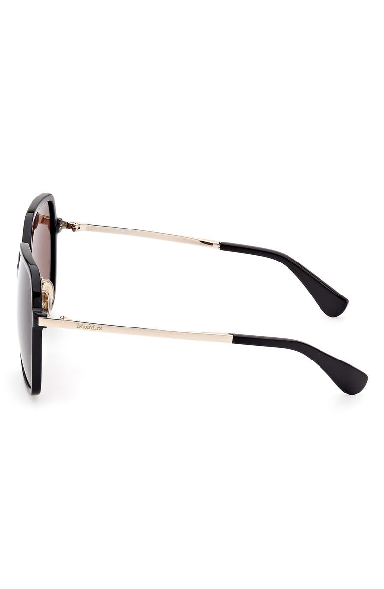 Max Mara 59mm Square Sunglasses, Alternate, color, 