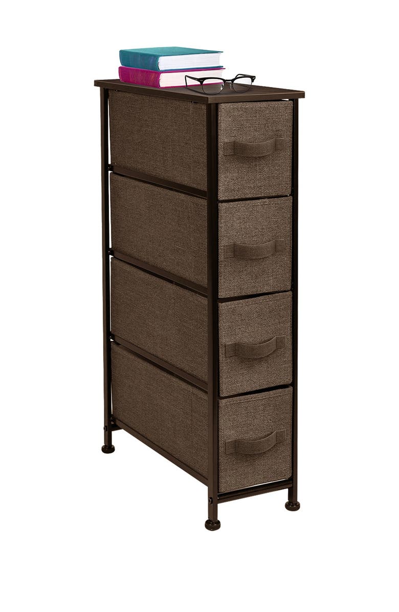 SORBUS Pink 4 Drawers Chest Dresser, Alternate, color, Pink