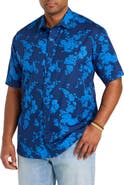 Synrgy by DXL Big & Tall Tonal Floral Sport Shirt V3