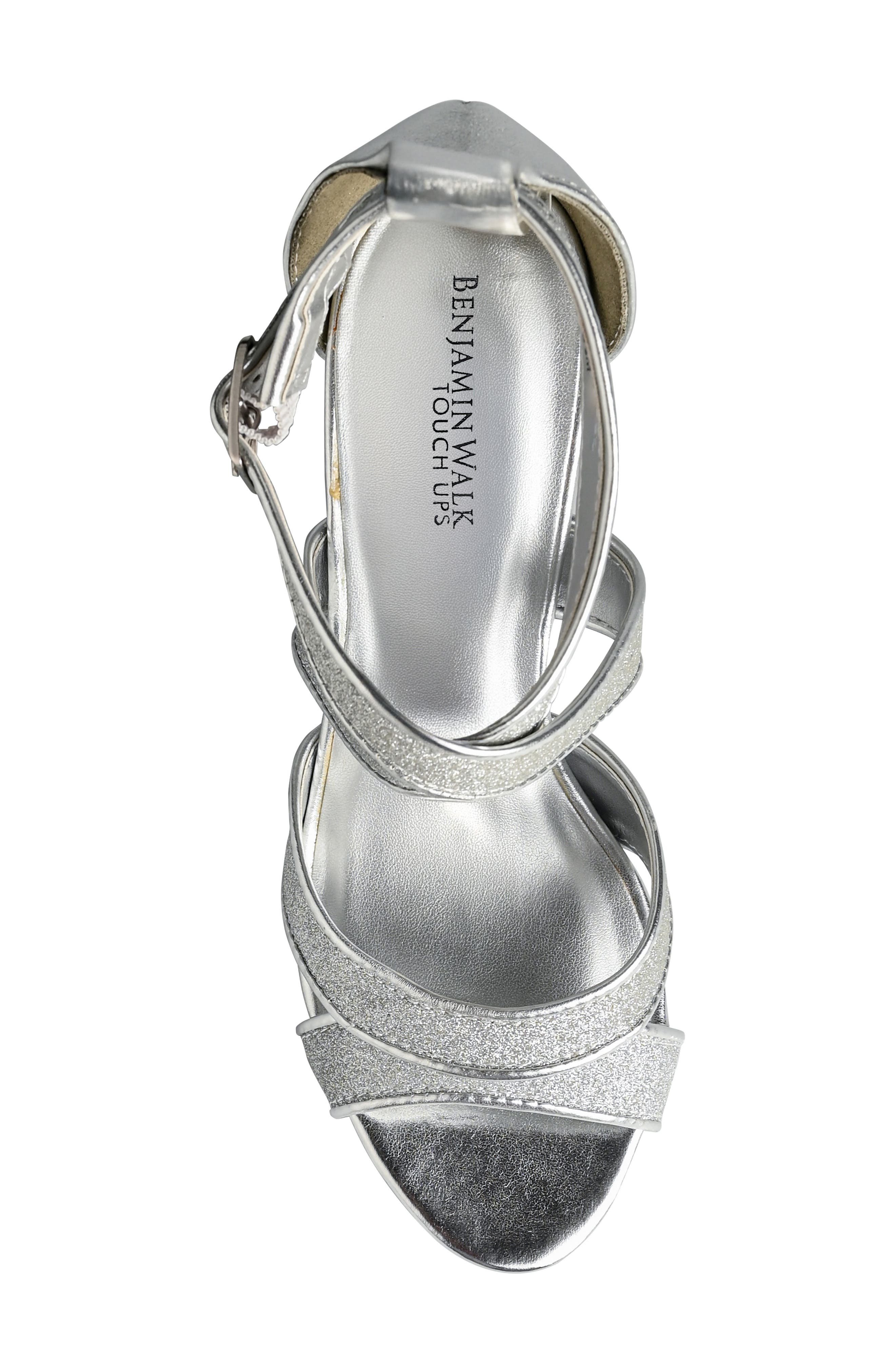 Amber Sandal, Alternate, color, SILVER