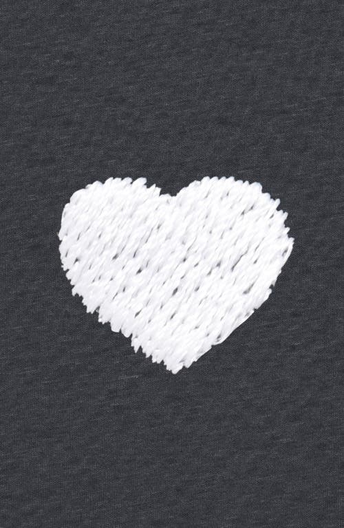 Dalix Womens Lil Heart Lightweight Everyday Tee In Gray