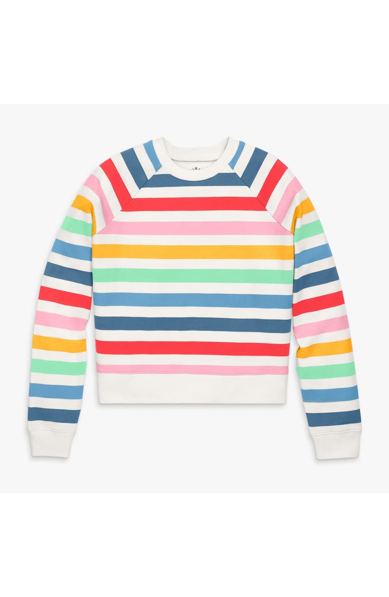 Primary Adult 24/7 Sweatshirt, Main, color, Blossom Clementine Stripe