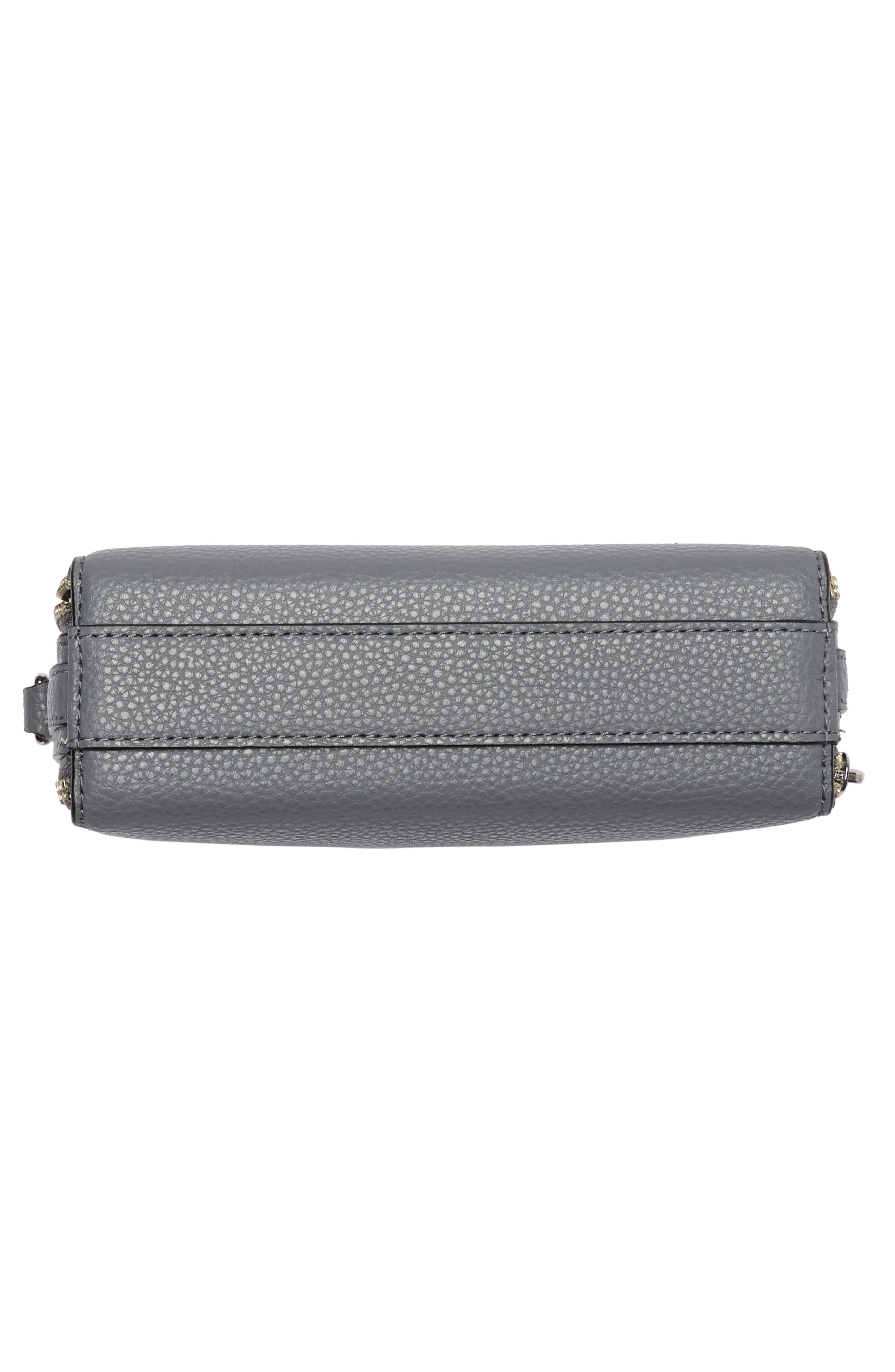 Leather Crossbody Bag, Alternate, color, SMOKED PEARL