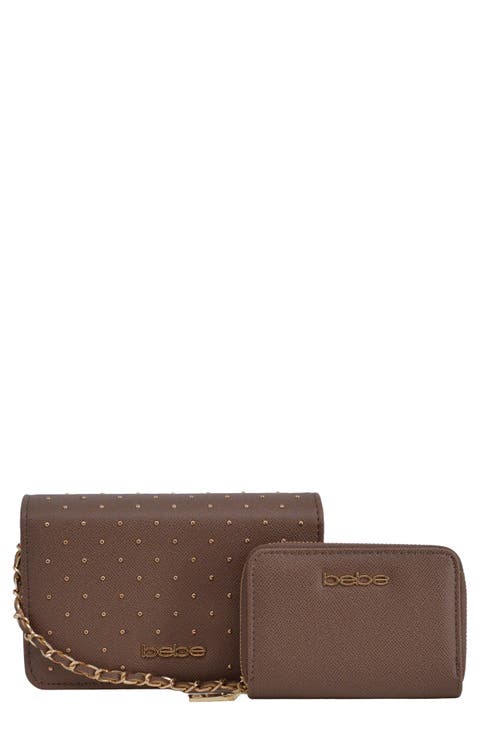 Sagan Stud Crossbody and Zip Wallet