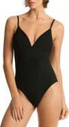Sea Level Honeycomb One-Piece Swimsuit