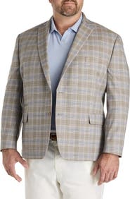 Michael Kors Big & Tall Plaid Sport Coat