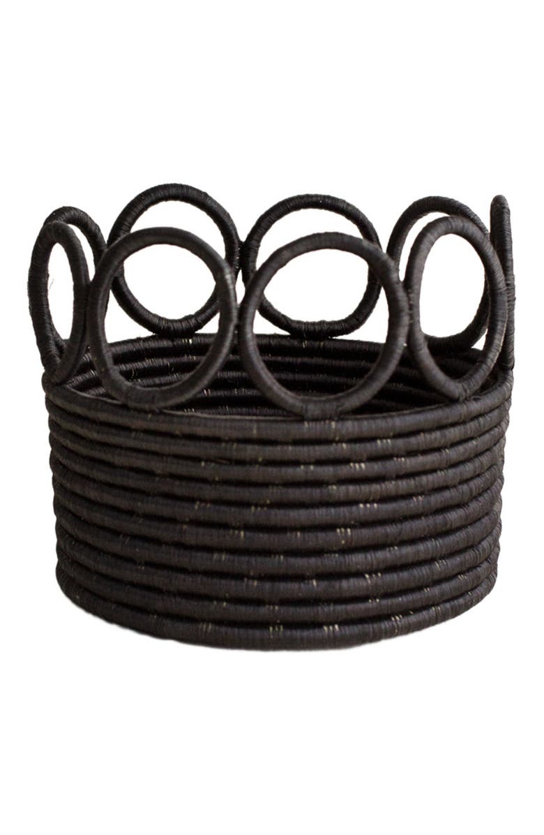 indego africa Ikamba Basket Black, Main, color, Black