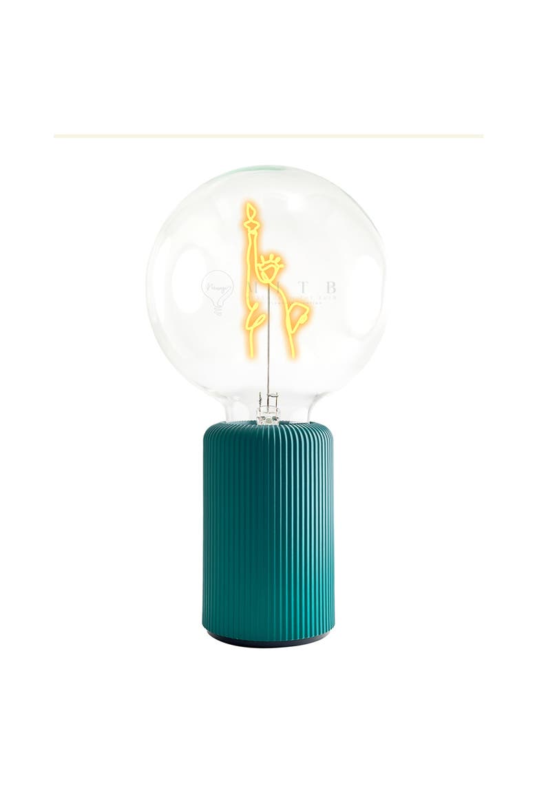 Statue Of Liberty Portable Table Lamp, Main, color, Emerald