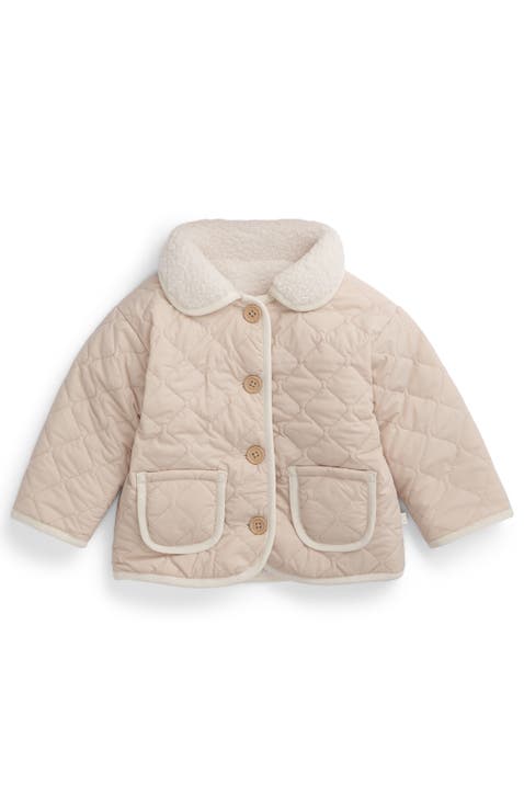 Reversible Quilted Borg Jacket