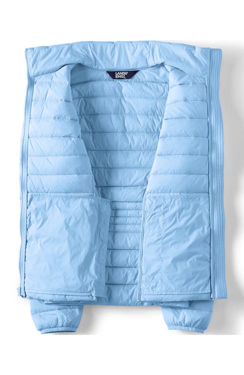 Lands' End Wanderweight Ultralight Packable Down Jacket In Bermuda Blue