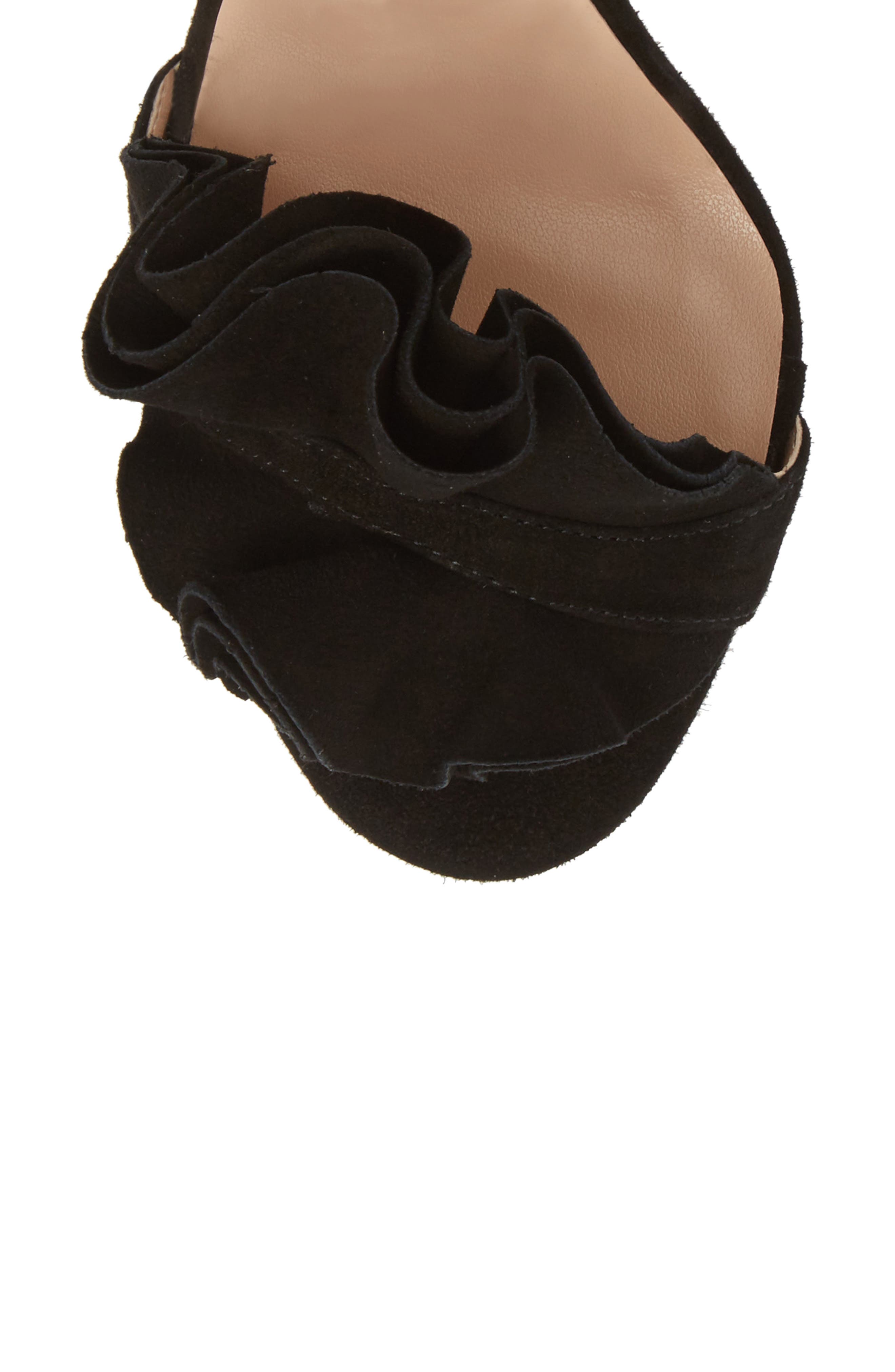 Tony Bianco Kalipso Ruffled Wraparound Sandal, Alternate, color, 