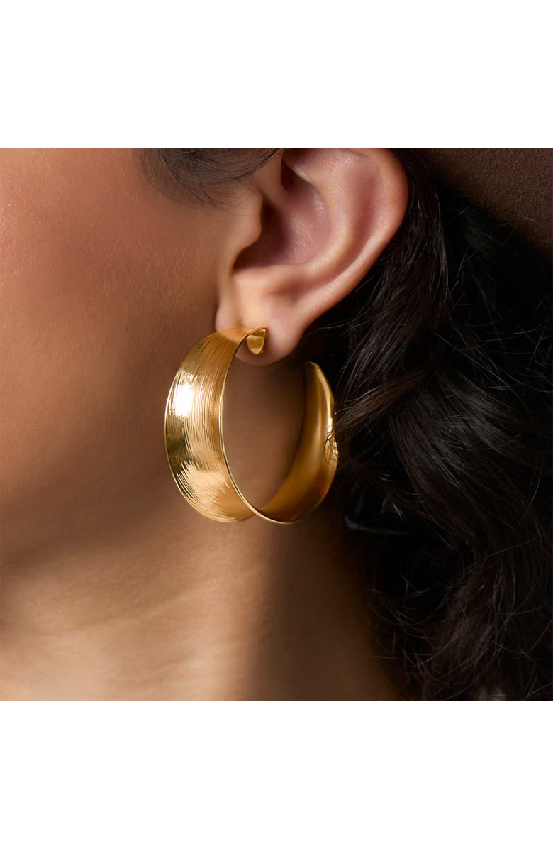 Jessica Simpson Sculptural Statement Earrings, Alternate, color, Gold