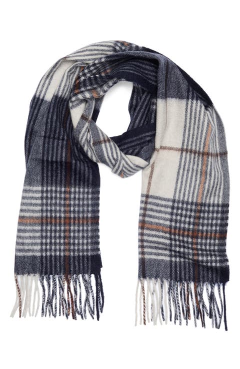 Men's Cashmere Fringe Scarf