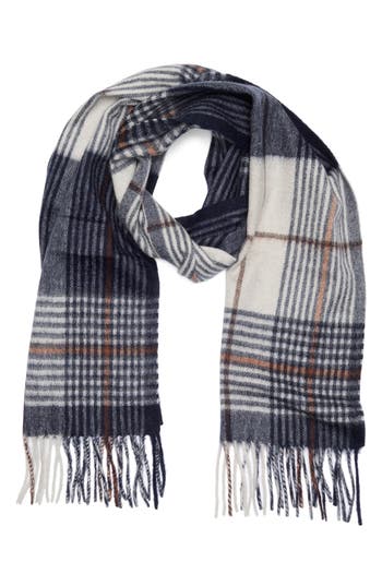 Nordstrom Rack Cashmere Fringe Scarf In Gray