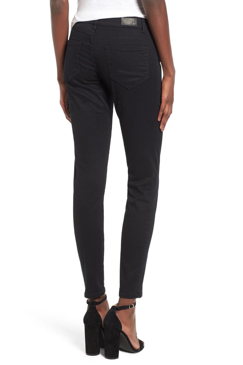Ankle Skinny Jeans, Alternate, color, BLACK
