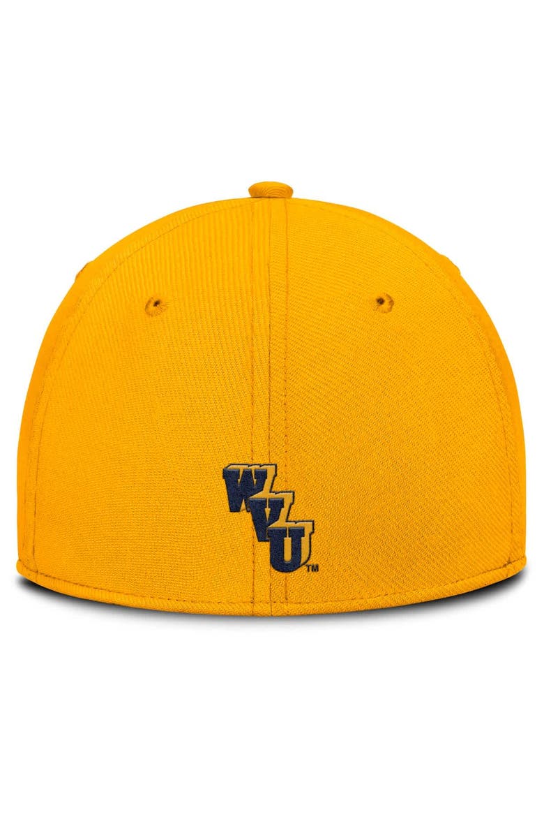 Men's Nike Gold West Virginia Mountaineers Rise Academic Dri-FIT Flex Hat, Alternate, color, Gold