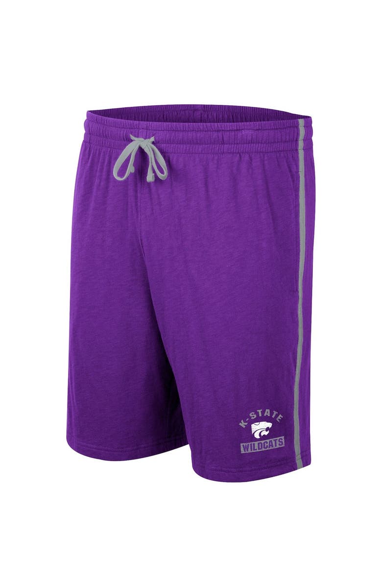 COLOSSEUM Men's Colosseum Purple Kansas State Wildcats Thunder Slub Shorts, Alternate, color, Purple