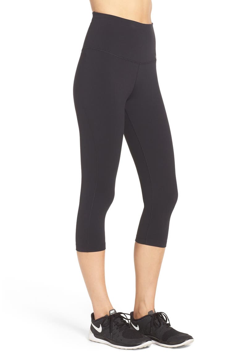Legendary High Rise Capris, Alternate, color, BLACK/ BLACK