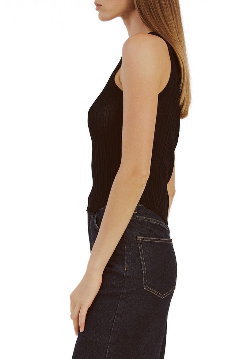 Merel Knit Tank, Alternate, color, BLACK